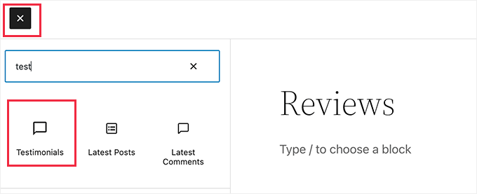 在帖子和頁面中嵌入自定義塊