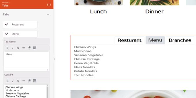 添加內(nèi)容和更改標(biāo)簽頁(yè)標(biāo)簽