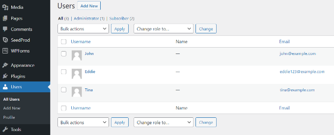 將新用戶添加到WordPress