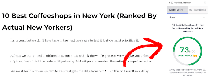 AIOSEO 頭條分析儀