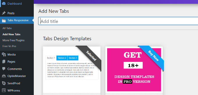 輸入標(biāo)簽頁(yè)的名稱