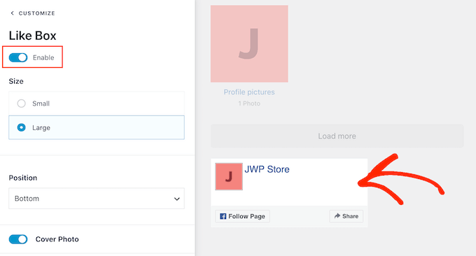 在WordPress中的Facebook相冊提要中添加“喜歡”按鈕