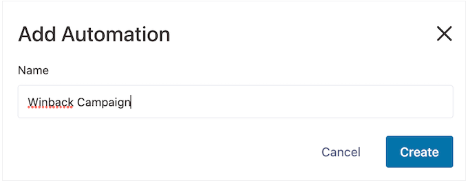 為您的漏斗套件自動化工作流程添加名稱