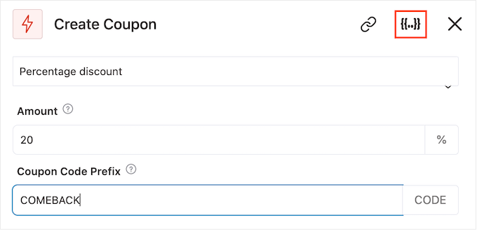 向自動優(yōu)惠券代碼添加動態(tài)文本