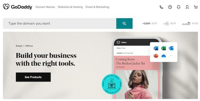 GoDaddy網站建設者