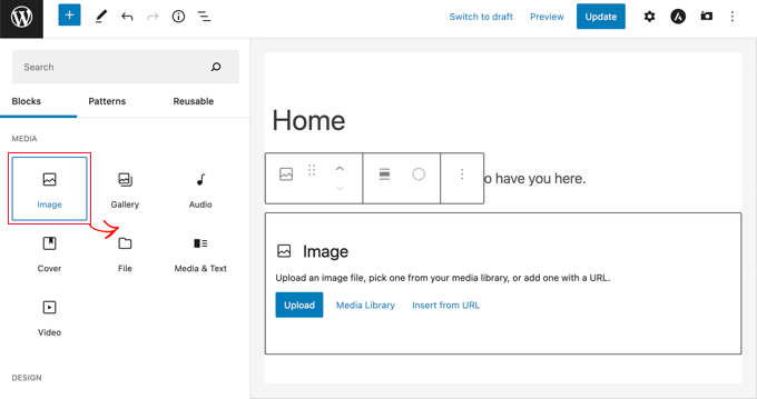 將圖像塊添加到您的主頁