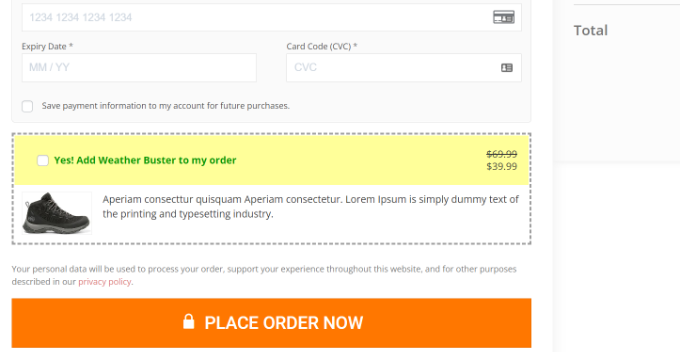 一鍵追加銷售預(yù)覽