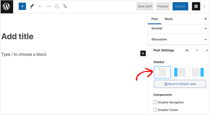“帖子設置”部分