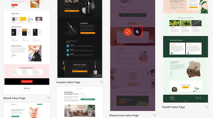 預覽種子生產模板