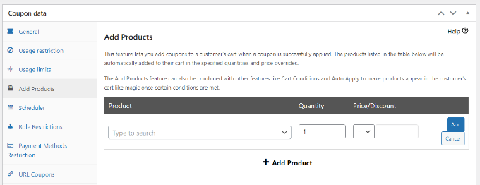 搜索您的產(chǎn)品以添加優(yōu)惠券代碼