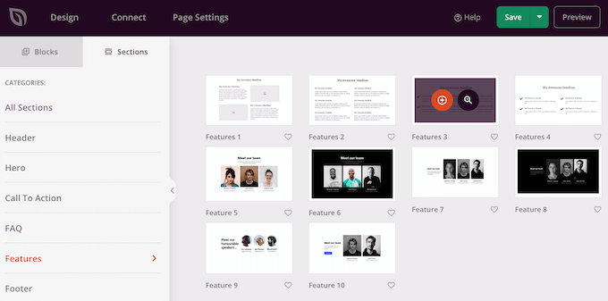 將服務部分添加到您的WordPress網站