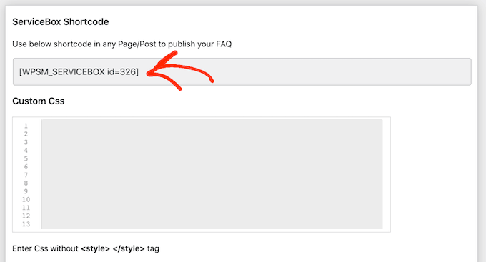 使用簡碼將服務部分添加到您的WordPress網站