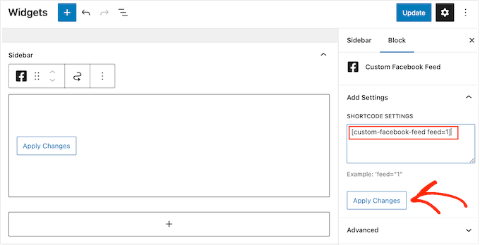 如何使用簡碼將Facebook相冊嵌入小部件就緒區域