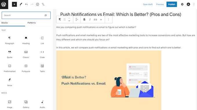 WordPress帖子編輯器