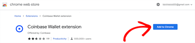 從 Chrome 商店添加 Coinbase 錢包