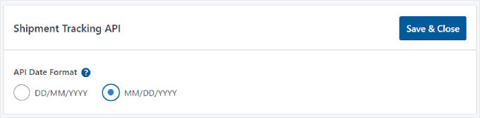 Advanced Shipment Tracking 的 API 設(shè)置