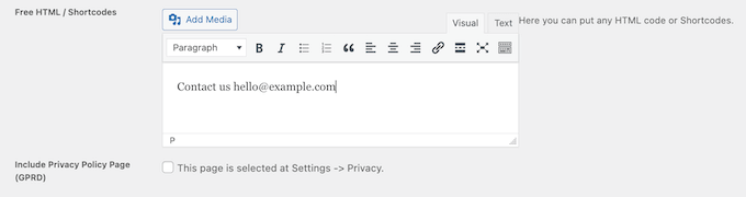 將簡碼和 HTMTL 添加到您網站的導航中