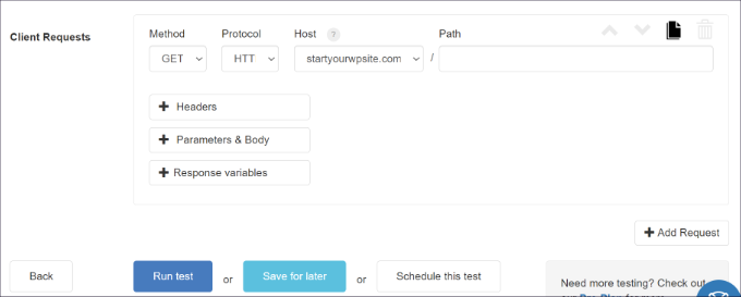 編輯客戶端請求設(shè)置
