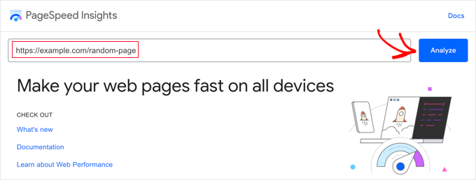 分析網(wǎng)頁以獲得頁面速度見解