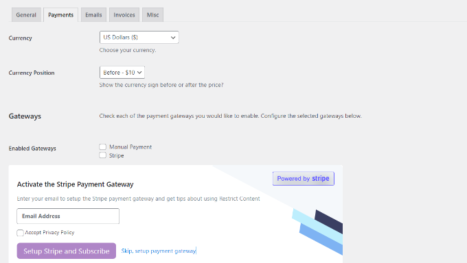 在受限內容專業版中設置付款服務