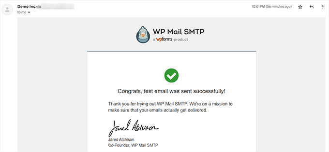 測試電子郵件預(yù)覽