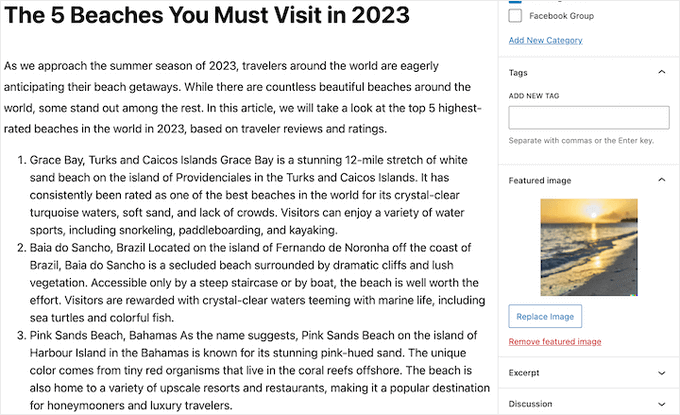 AI 使用 Uncanny Automator 生成的博客文本和特色圖片