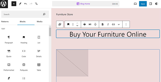 在完整的網站編輯器中自定義主題