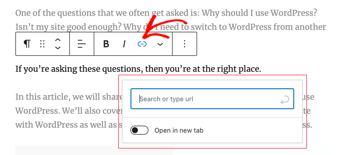 默認情況下，WordPress 不允許您添加 title 和 noFollow 屬性