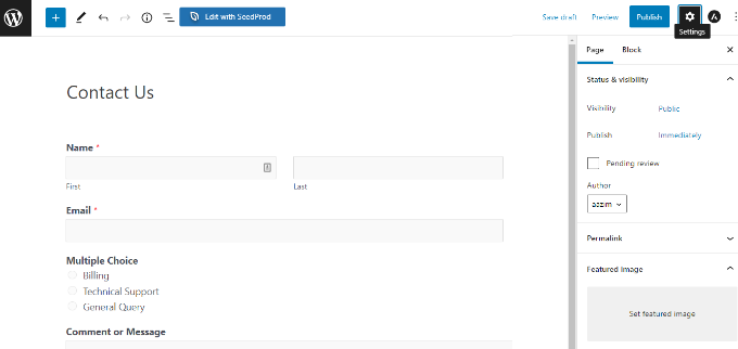 預(yù)覽和發(fā)布表單