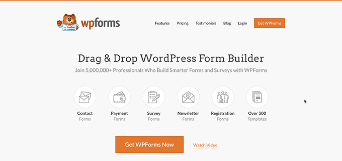 WPForms 網(wǎng)站