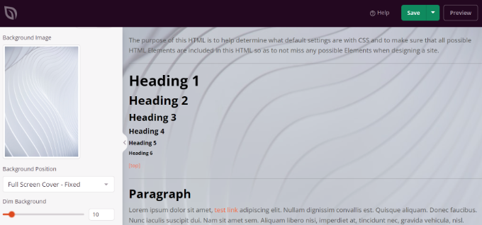 更改圖像位置和調光設置