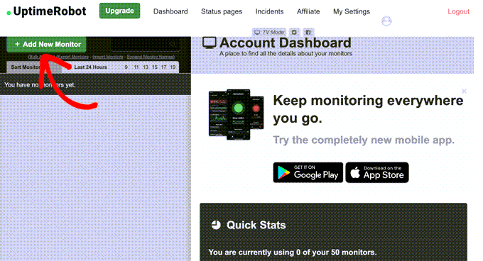 添加新監(jiān)視器