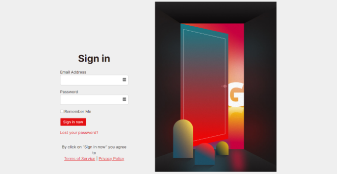 WooCommerce 登錄頁面預(yù)覽
