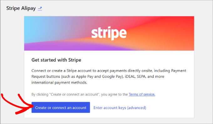 將 stripe 連接到支付寶