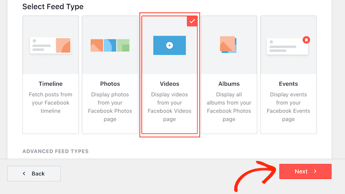 使用Smash Balloon創建Facebook視頻源