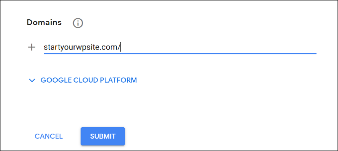 輸入驗證碼的域