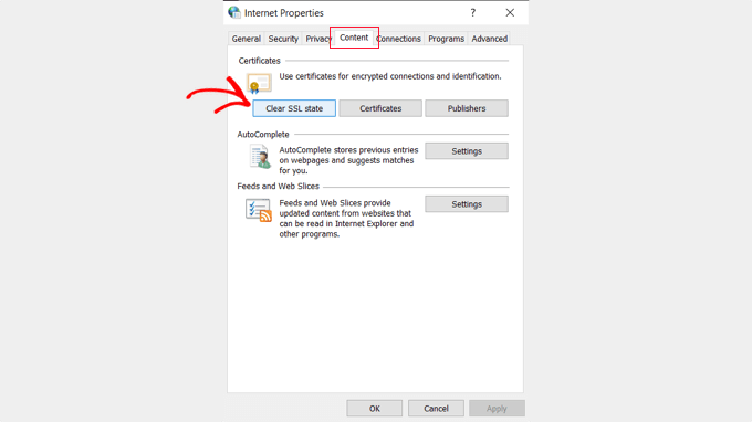 視窗互聯網屬性