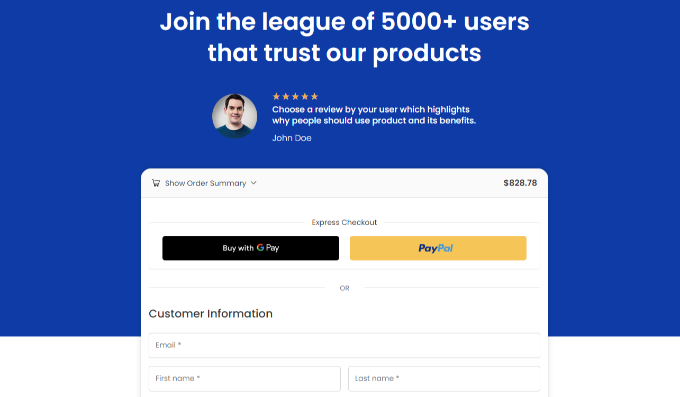 快速結(jié)帳按鈕預覽