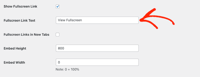 自定義 PDF 的全屏模式
