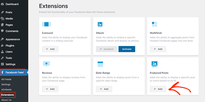 如何安裝精選帖子WordPress擴展