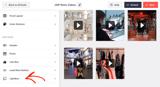 使用粉碎氣球自定義燈箱彈出窗口
