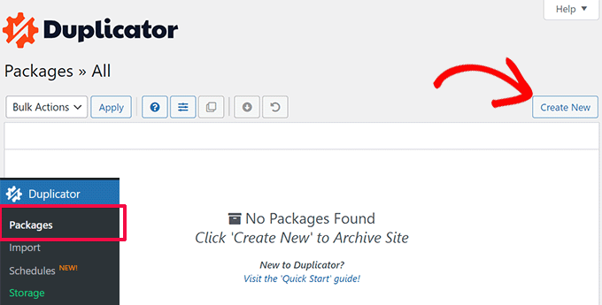 創建新的拷貝機包