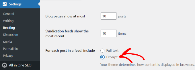 顯示每個帖子的摘錄