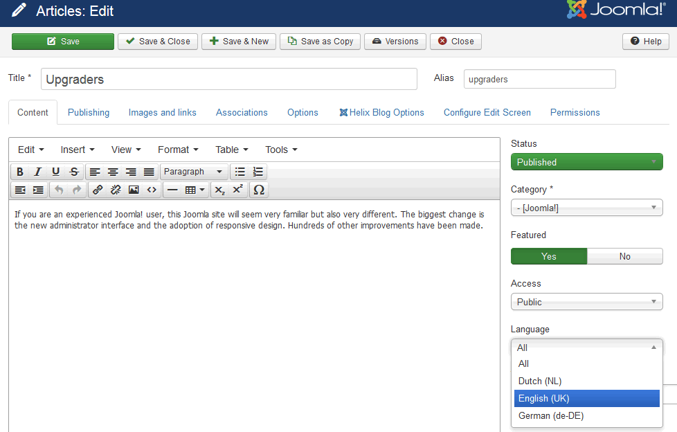 增加多語言內容
