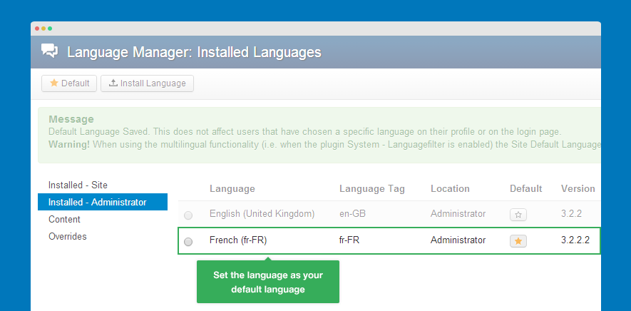 設(shè)置默認(rèn)語言