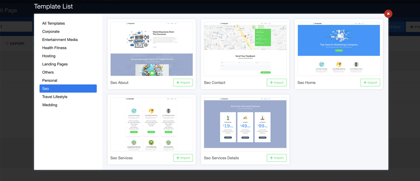 5個頁面模板關(guān)注SEO公司及其服務(wù)