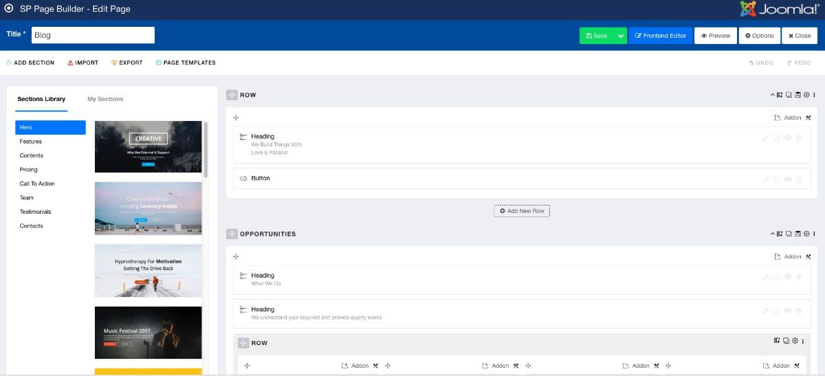 SP Page Builder介紹