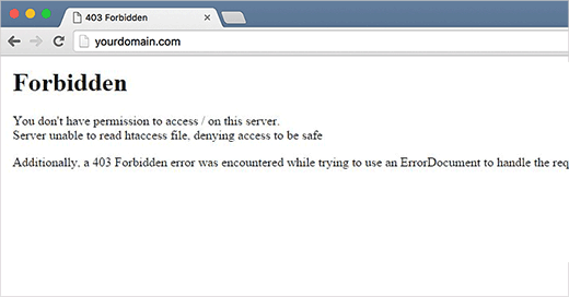 如何修復WordPress中的403禁止錯誤