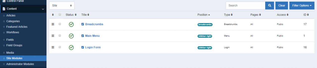Joomla 4管理模板中的出色增強
