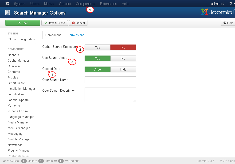 如何啟用和使用Joomla的搜索功能